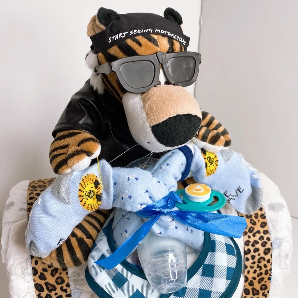 Motorcycle Diaper Cake
